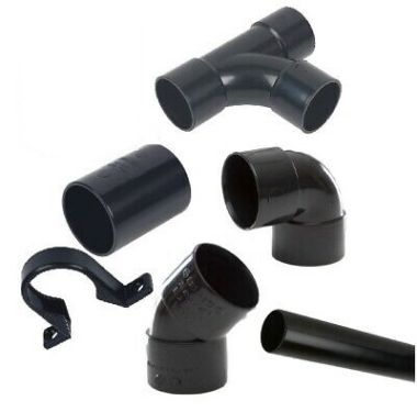 Click Here To Enlarge This Photo Of 32mm & 40mm Solvent Weld Pipe and Fittings