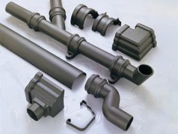 Cast Imitation Gutter and Downpipe